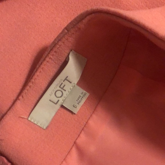 Loft - Lasercut a-line coral skirt. - Picture 4 of 4